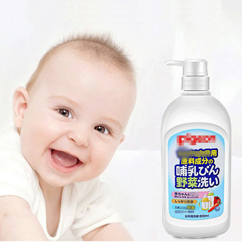 Japanese imported fruit and vegetable cleaning liquid, 800ml bottle, baby bottle and infant care product cleaning agent, wholesale