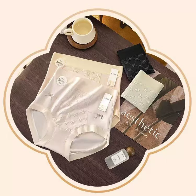 (Cross-border trading), silk comfortable waist belt, high quality pants, underwear, high waist