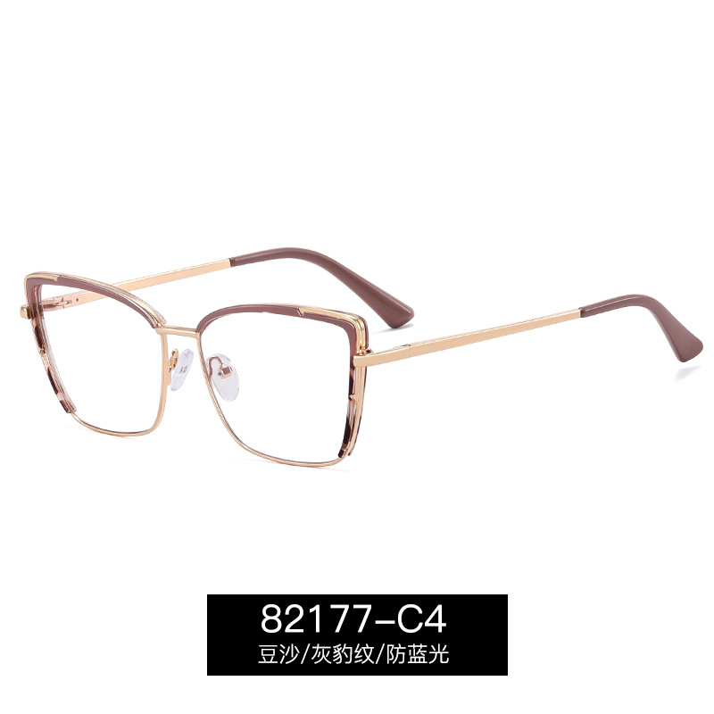 82177 nuevo comercio exterior transfronterizo brasileño venta caliente doble marco de gafas de color fuente de fábrica puede equiparse con gafas de miopía mujer image 10