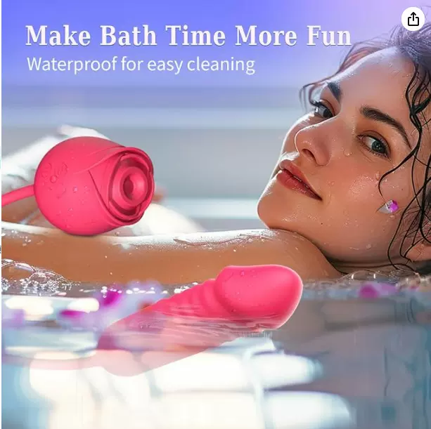 新品茉莉玫瑰花女用情趣跳蛋自慰伸缩多功能震动器成人玩具性用品