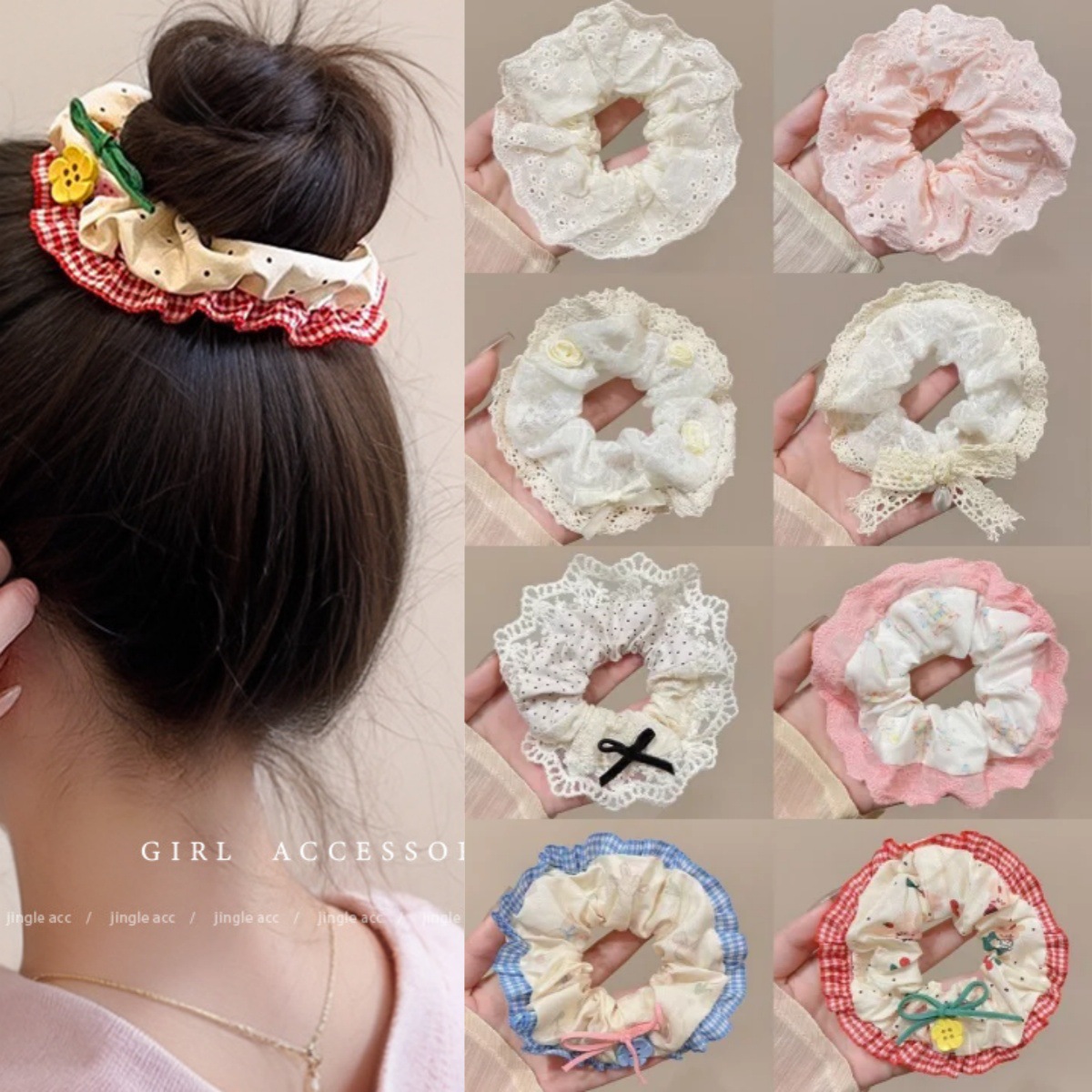 Sweet Children's Hair Ties, Cute Baby Hair Bands, High Elasticity...