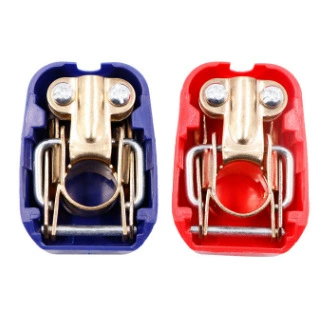 Thickened car battery Other Automotive Safety Supplies - blue-and-red-pair-copper