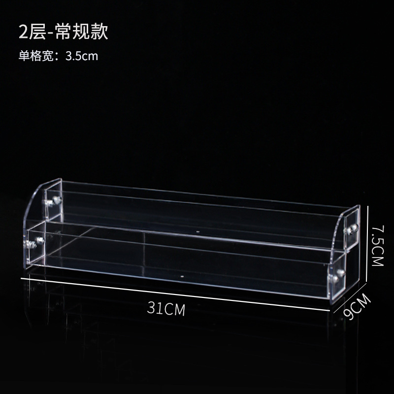 化粧品棚デスクトップアイシャドーパフクッション口紅香水多層透明マニキュア展示棚|undefined