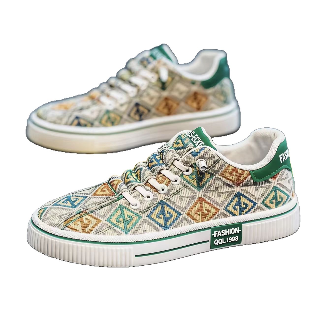 Zapatos de lona de moda para hombres, zapatos de skate para hombres, zapatos casuales simples transpirables y cómodos, zapatos de hombre transfronterizos. image 6