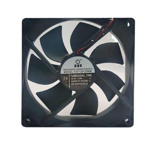 Connect the chassis/cabinet with a 12025DC12V with reverse connection and locking protection using a DC exhaust fan.
