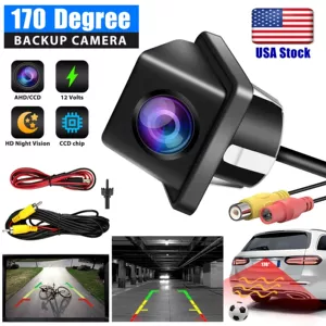 New Square Small Straw Hat Ccd Car Reversing Camera 20mm Perforated Upside-Down Night Vision Ahd High-Definition Camera