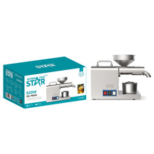 Winning star家用小型不锈钢冷热榨芝麻花生大豆菜籽全自动榨油机