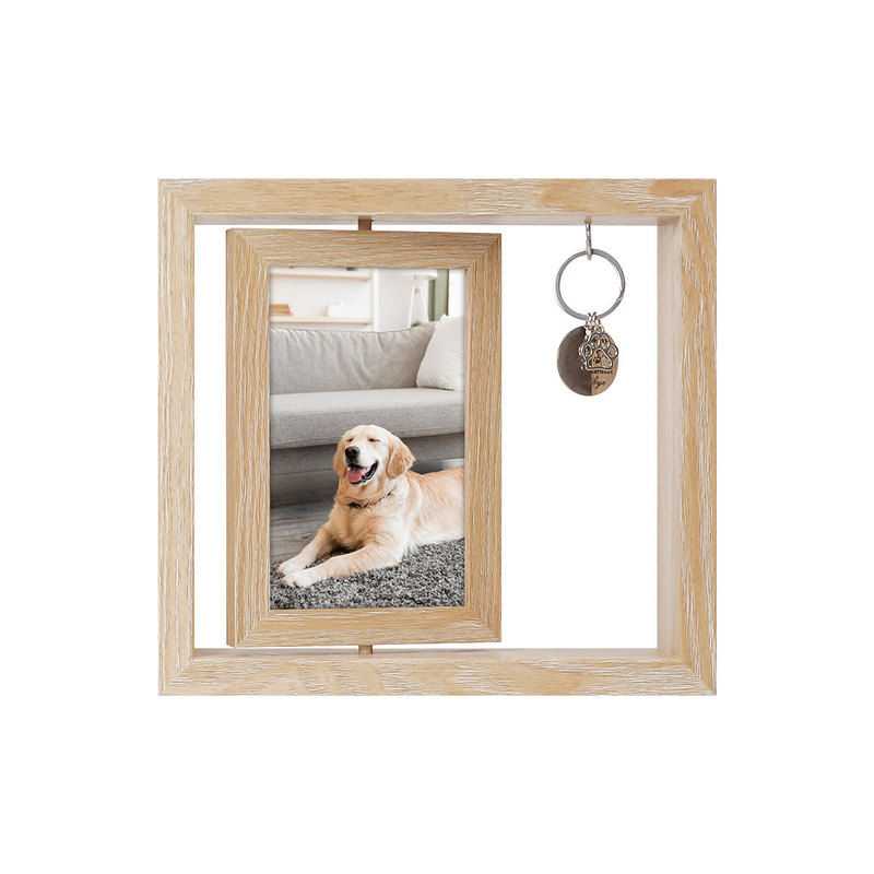 Cross-Border Creative Double-Sided Rotating Heart Pendant 6inch Wooden Photo Frame Table Personalized Couple Gift Commemorative Photo Frame Cross-Border Creative Double-Sided Rotating Heart Pendant 6inch Wooden Photo Frame Table Personalized Couple Gift Commemorative Photo Frame