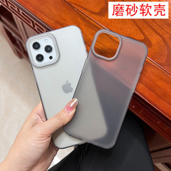 マットな大穴デザインのApple 16対応シンプルスマホケース、TPU14透明白ソフトケース、13保護ケース、17工場卸売8
