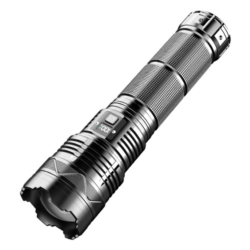 Type-C flashlight bright white laser outdoor emergency sky-penetrating cannon telescopic zoom long-range aluminum alloy flashlight