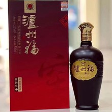 四川白酒泸州酒泸州福紫陶装52度浓香型白酒婚宴礼品直播代发整箱