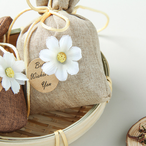 Jasmine flower fragrance incense sachet wardrobe long-lasting fragrance odor remover magic sachet closet high-end clothing car use 