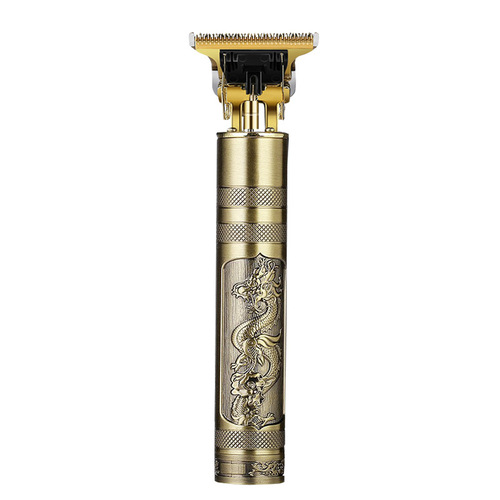 Cross-border electric hair clipper electric clipper rechargeable hair clipper T9 oil head clipper carved dragon and phoenix Buddha head electric clipper