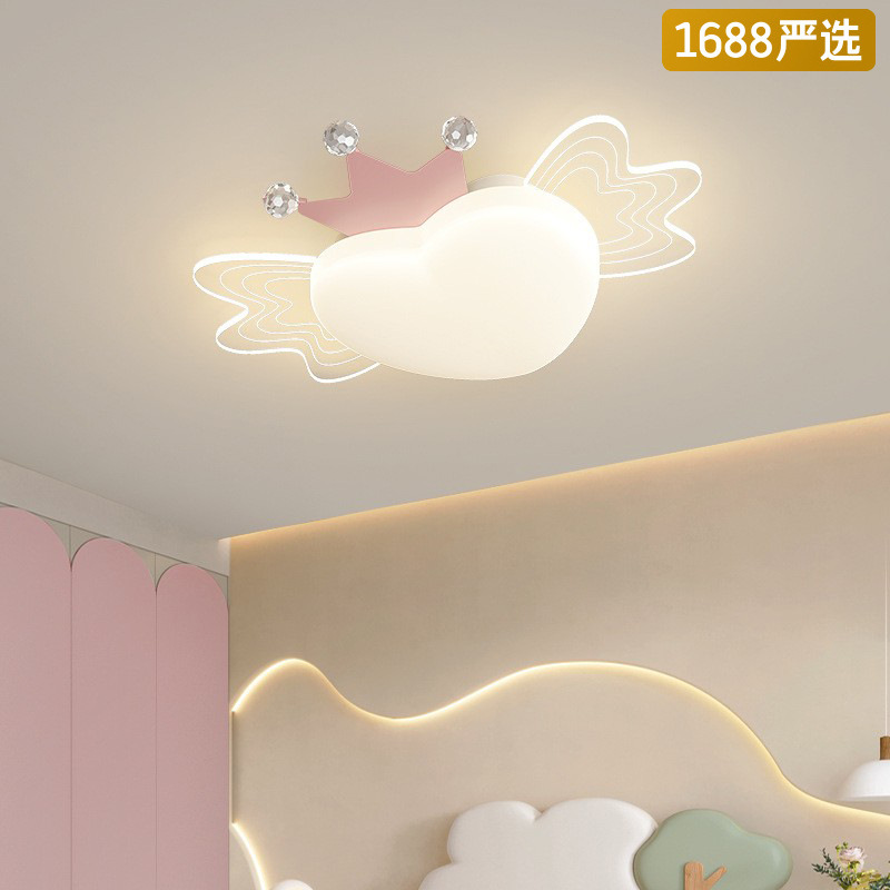 [Selección estricta] 2025 nueva niña niña dibujos animados lámparas de habitación infantil princesa lámpara de techo