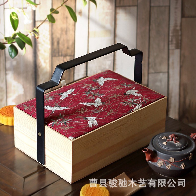 手提式礼品包装盒收纳盒手工制作