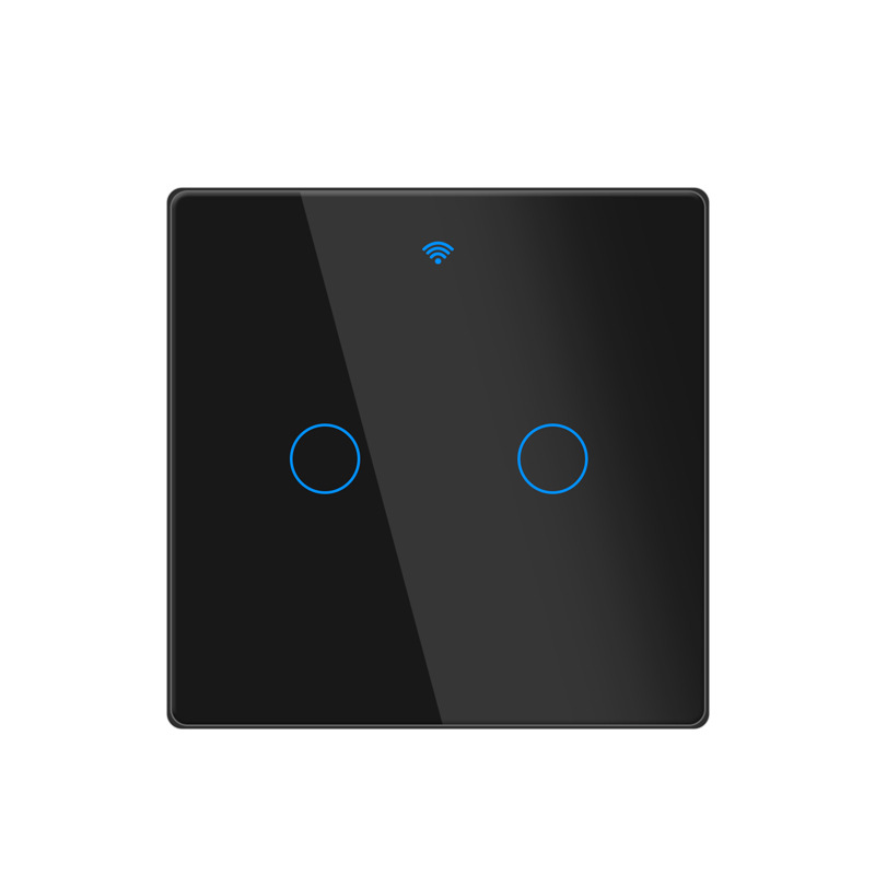 낙서 와이파이 2 위치 스마트 스위치 블랙