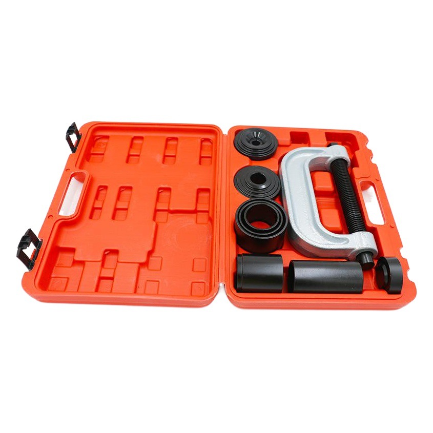 Cabeza de bola de 10 piezas desmontaje cabeza de bola tire de caballo Extractor de coche brazo inferior cabeza de bola instalación eje transversal herramienta de desmontaje