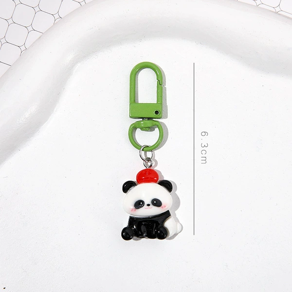 Cute Panda Series Keychain/Little Red Poker