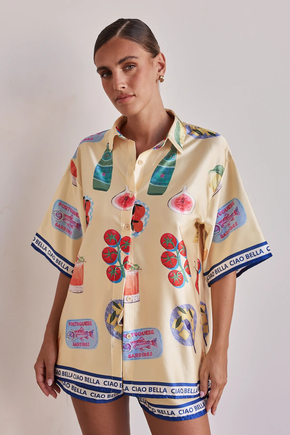 191g Weight Short Sleeve Sleeve Length Polyester Fabric Type Shorts Co-ord Set Sets Type 2 Pieces Set Quantity Daily Occasion Turndown Neckline Loose Fit Type Letter, Wine Glass, Fish Pattern 2025 Spring and Summer Season Women's Gender Casual Style Daily Women's Casual Letter Wine Glass Fish Polyester Shorts Co-ord Set Shorts Sets 6