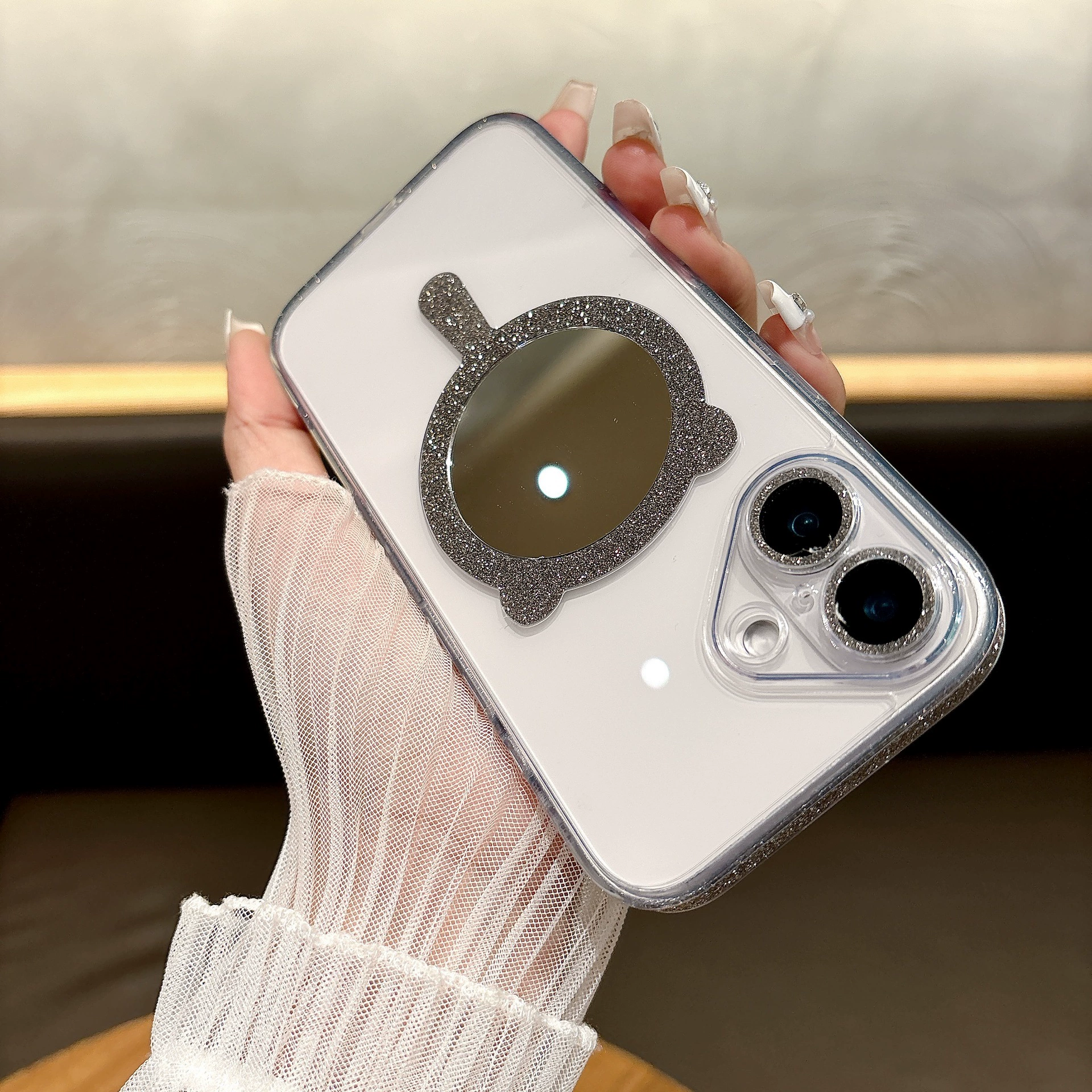 Apple, совместимый iPhone 16, чехол для телефона, стеклянное зеркало, защитный чехол, 16promax, iphone