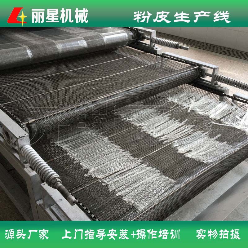 丽星水晶粉皮生产线 自动化生产 日产3吨水晶粉皮机厂家