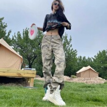 潮牌联名高帮鞋女情侣小白鞋厚底增高板鞋ins潮运动板鞋休闲鞋女