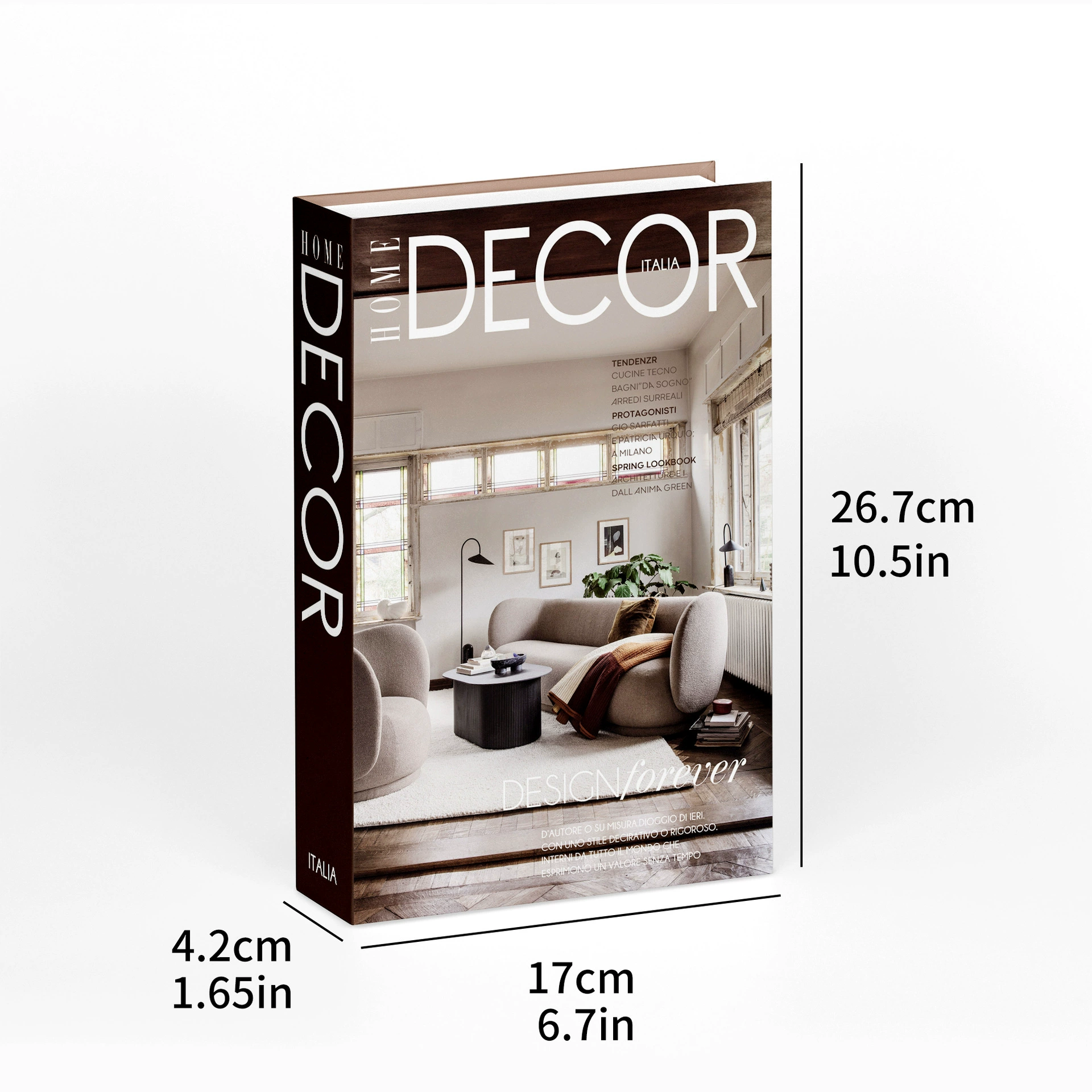 Simple and modern fake book decorative bookmaker Furnishing Room Design Magazine Model Model Model Model Room soft furnishings
