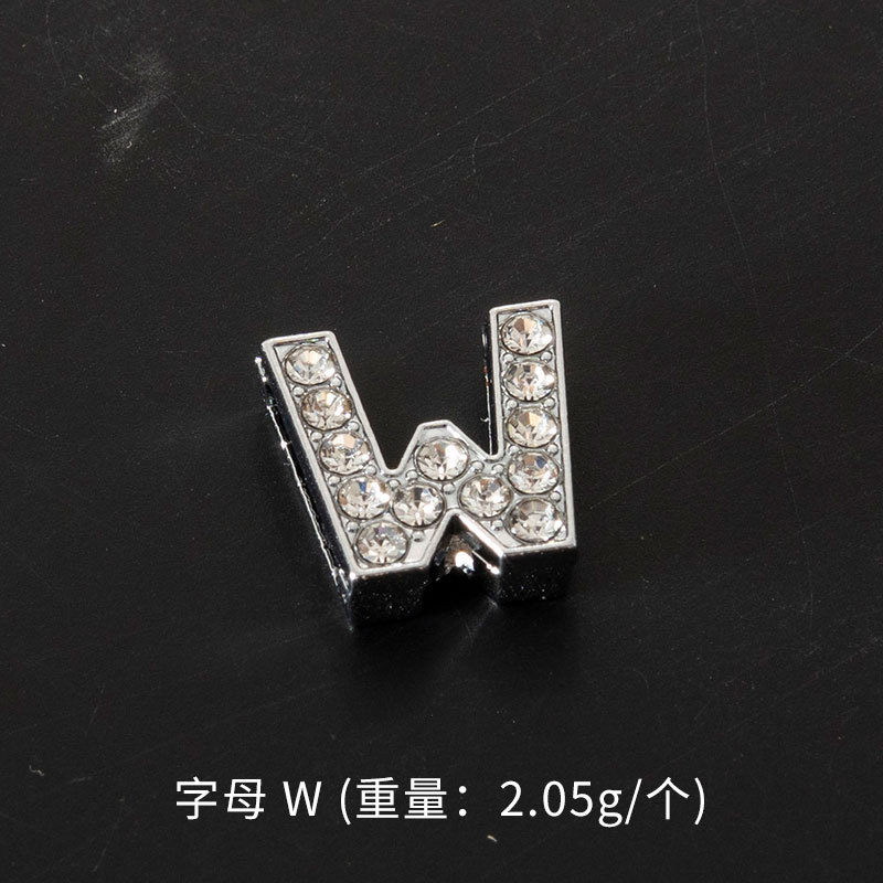 英語のアルファベットの数字の合金のネックレスのペンダントはダイヤモンドのブレスレットのペンダントのアイデアのアクセサリーの手作りのDIY材料を入れます。