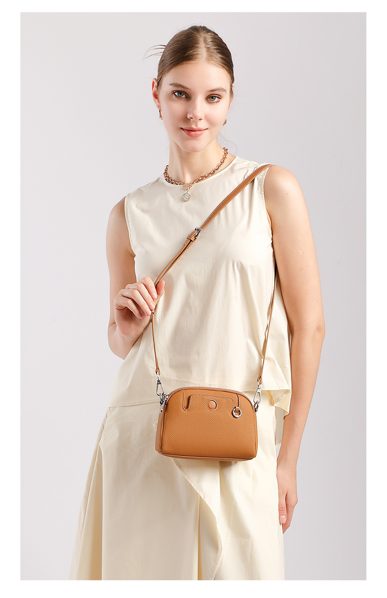 Genuine Leather Crossbody Bag Shoulder Bag For Women Versatile_voghion.com