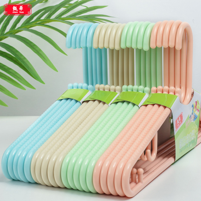 Large clothes hanger plastic clothes hanger solid thick non-slip seamless clothes hanger large clothes hanger clothes hanger Large clothes hanger plastic clothes hanger solid thick non-slip seamless clothes hanger large clothes hanger clothes hanger