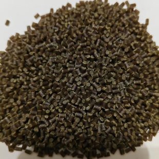 Pa66 Brown Cage Material Reinforced with 25% Modified Nylon Recycled Plastic Granules