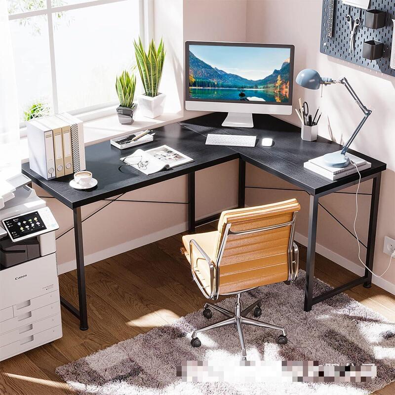 Computer desk double can be installed left and right corner desktop computer desk with monitor stand family desk combination Computer desk double can be installed left and right corner desktop computer desk with monitor stand family desk combination