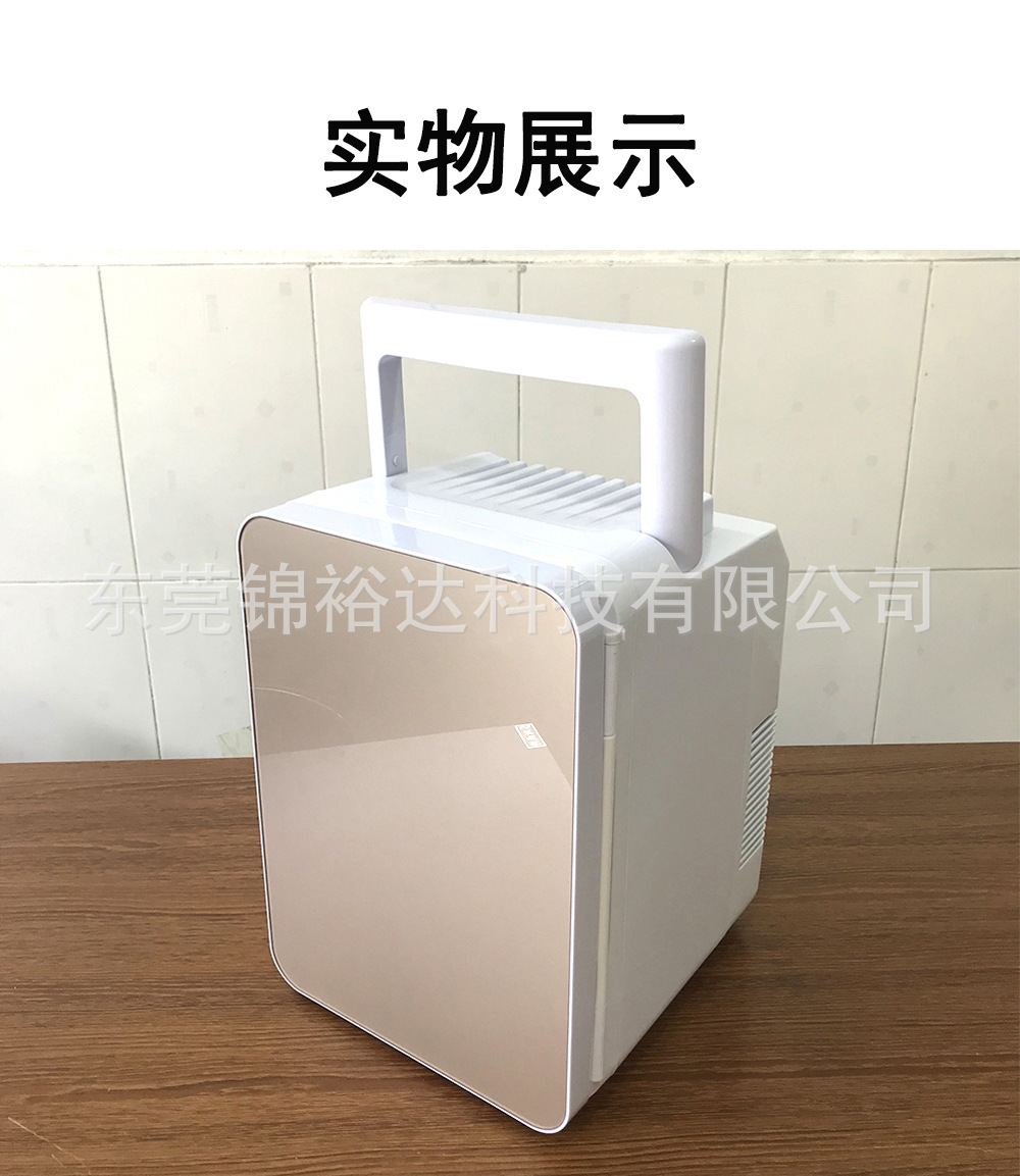 Cross-Border Car Refrigerator 10L Single-Door Small Satchel Mini Refrigerator Car Household Refrigerated Fresh-Keeping Small Refrigerator