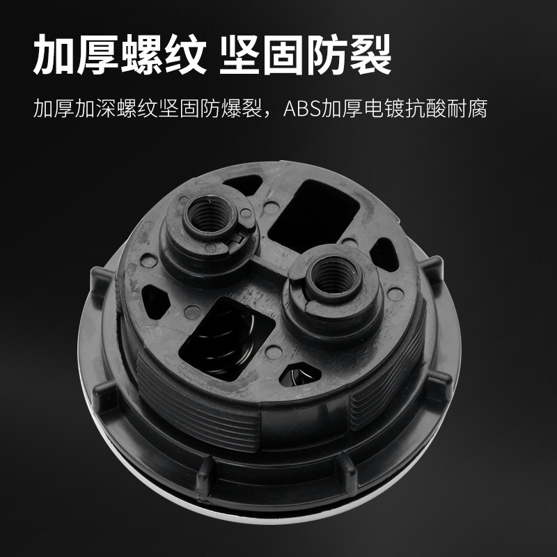 Thickened round toilet, double-button water tank, flush toilet, suction button, toilet accessory, one piece manufacturer undefined