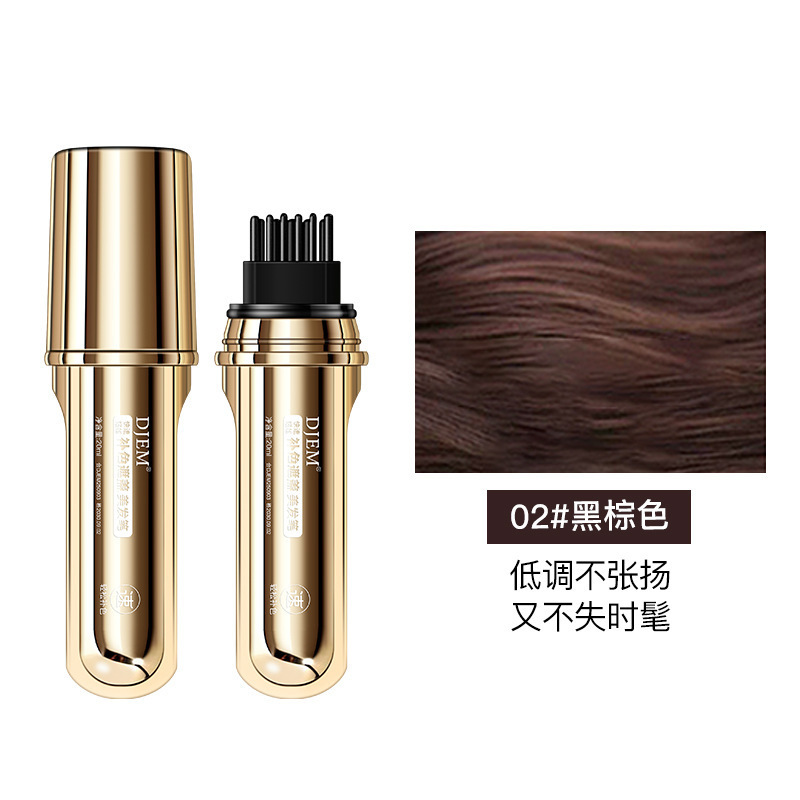 DJEM bolígrafo desechable portátil no daña cuero cabelludo cinturón de pellizco de goma para cubrir el artefacto de cabello blanco natural no es fácil de quitar fabricantes image 8