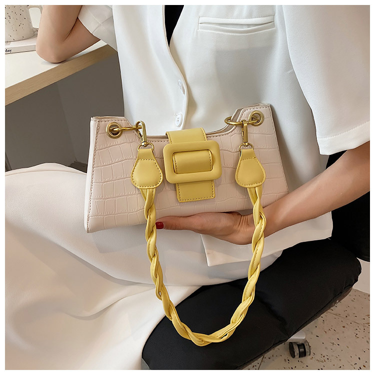 Fashion Stone Pattern Underarm Small Square Bag Wholesale display picture 7