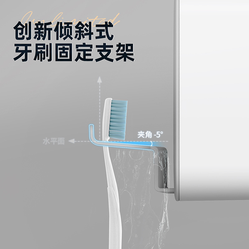 cepillo de dientes sin perforación enjuague de boca tipo pared de almacenamiento tipo cepillo de dientes tipo pared de cepillo de dientes tipo pared de cepillo de dientes eléctrico