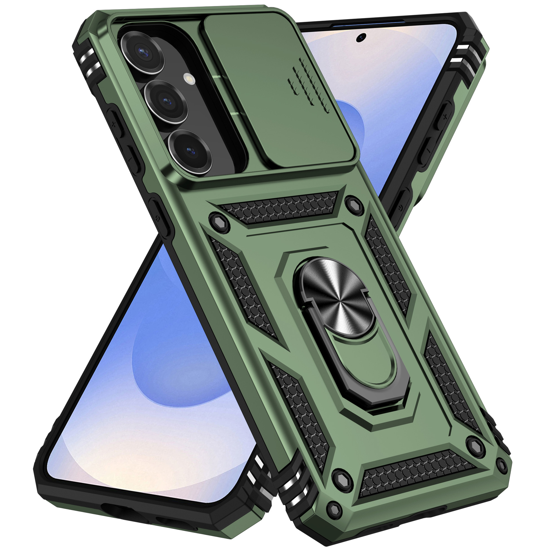 Manufacturer Wholesale Export Mobile Phone Case Suitable for Samsung S25 Fe Sergeant Push Window Anti-Fall Mobile Phone Protective Cover