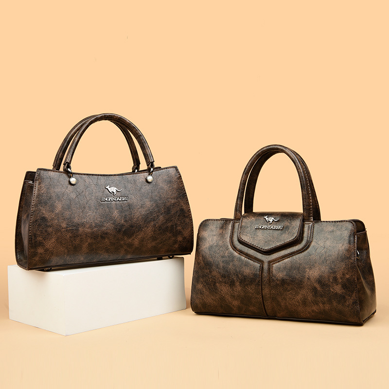 Bolso de mujer 2024 nueva moda estampado bolso de mano de gran capacidad ocio de hombro mochila de moda