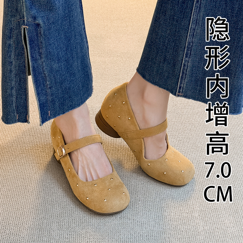 773-8~2026新款春夏季内7cm绝美芭蕾舞鞋女配裙子玛丽珍单鞋