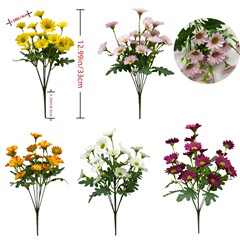 亚马逊跨境仿真花小雏菊洋甘菊家居装饰拍摄道具花束场景布置批发