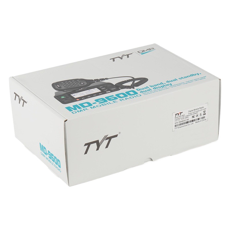 TYT teyitong MD9600 digital walkie-talkie digital-analógico de doble uso UV de doble segmento digital Estación de coche estación de radio DMR Configuración de GPS