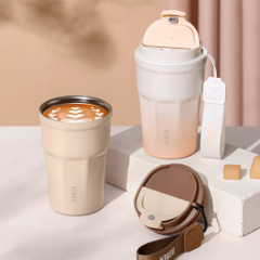 博堡 (bober) 悦飲時間コーヒーカップBYYB-350カレー色/グラデーション粉