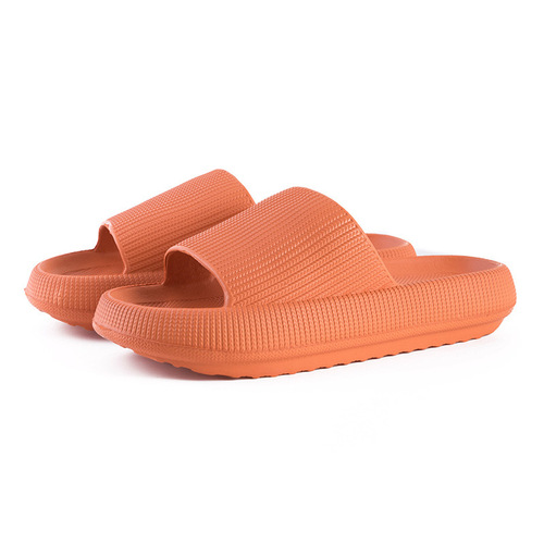 Simple EVA Slippers Summer Home Bathroom Non-slip Thick-soled Couple Outdoor Wear Shower Wear Resistant Flip-flops