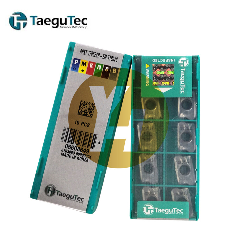 韩国特固克 Taegutec数控刀片 APKT 160408 PDTR TT8020 铣削现货