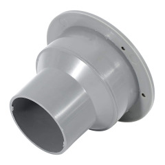 Cross-border RV coach air vent, gray round air vent with fixed screw