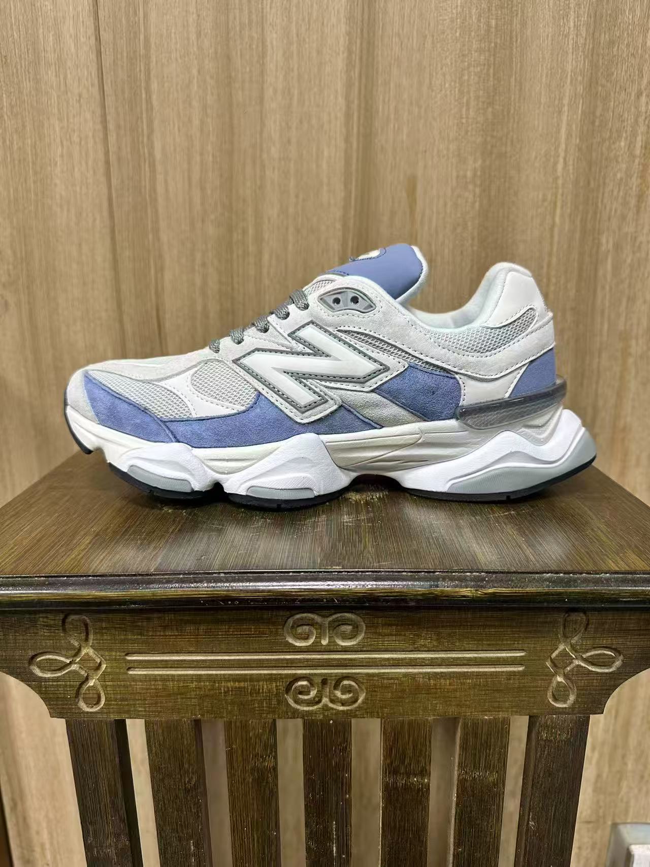 Zapatos Putian nb9060 zapatos de mujer originales puros Millennium Little Elephant Pezuña retro suela gruesa aumentada transpirable y resistente al desgaste zapatos de hombre para correr