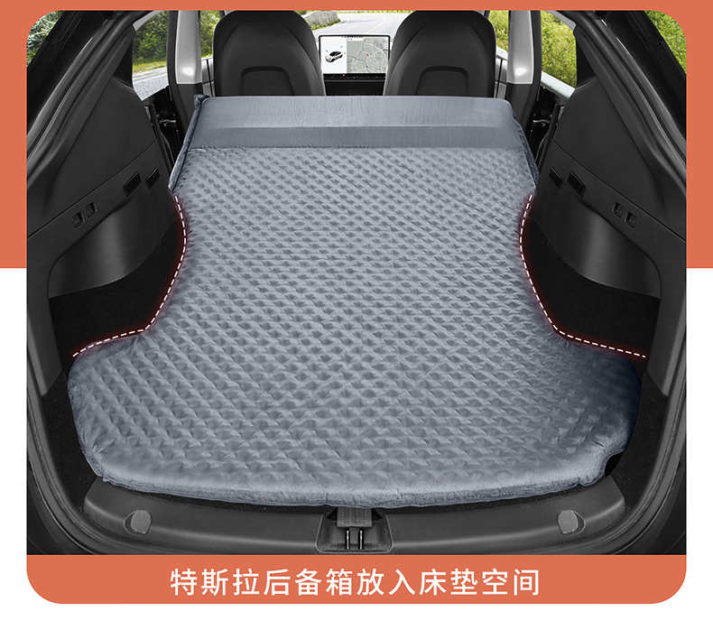 Tesla ModelY/3 car mattress ya camping rear row sleeping trunk air cushion bed special car