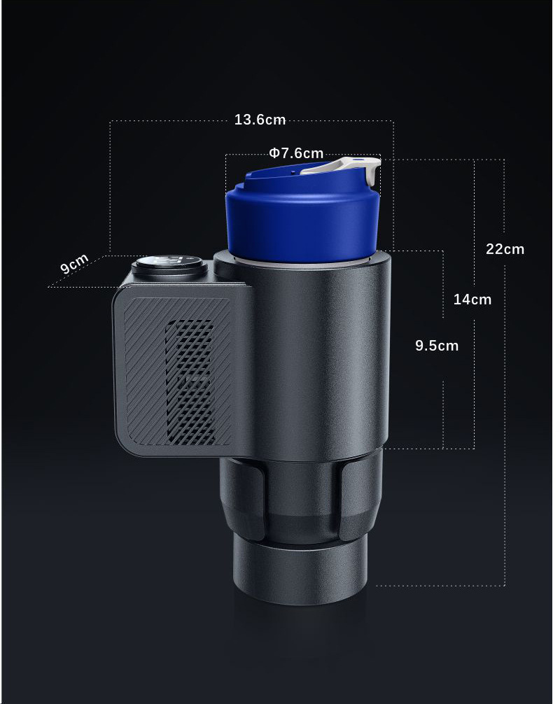 Car hot and cold cup car 12V fast cooling heating dual-purpose intelligent insulation multi-function cooling cup hot and cold cup