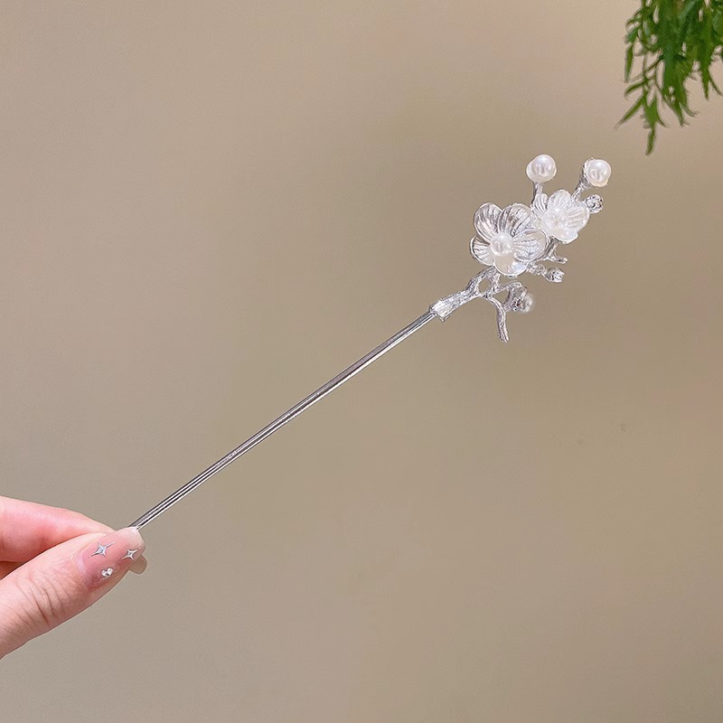 Estilo antiguo chino paso horquilla nuevo estilo chino updo horquilla de alto grado sándalo palillos elegante Hanfu borla tocado